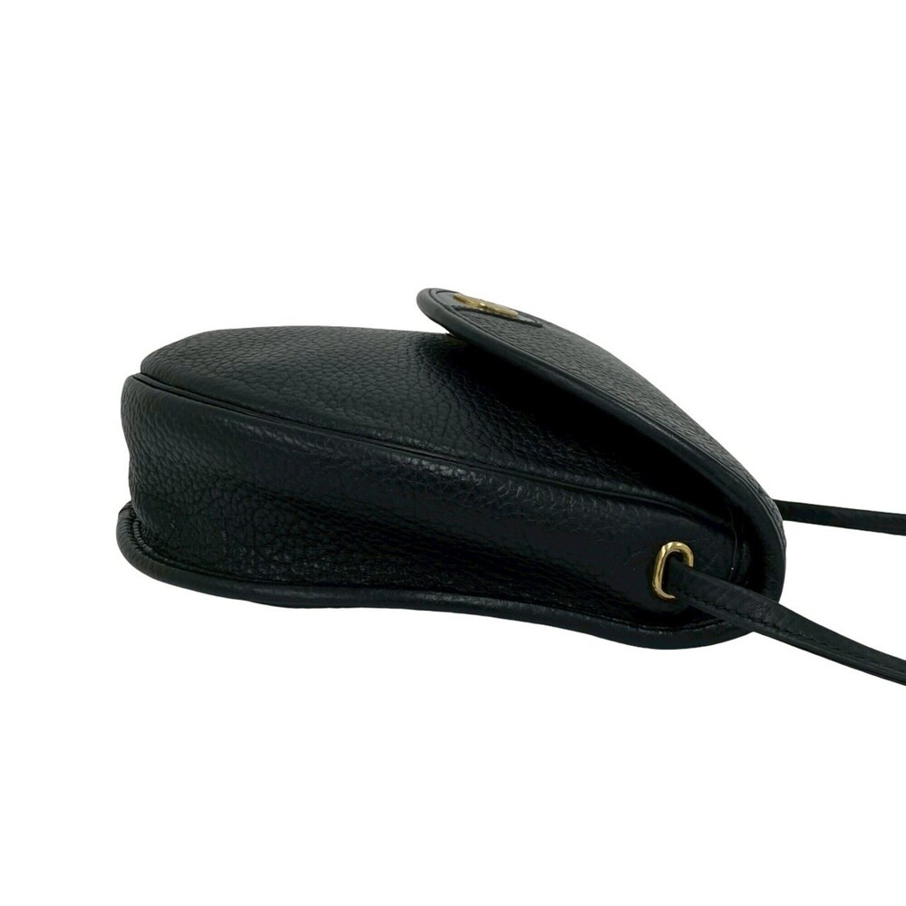 CHRISTIAN DIOR Vintage Black Leather Shoulder Bag - Picture 6 of 9